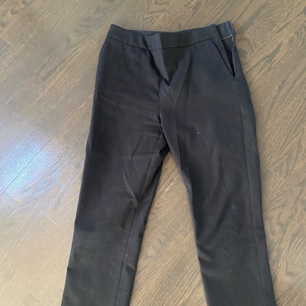 Black Sezane Work Pants (Stretchy And Highwaisted) View 4
